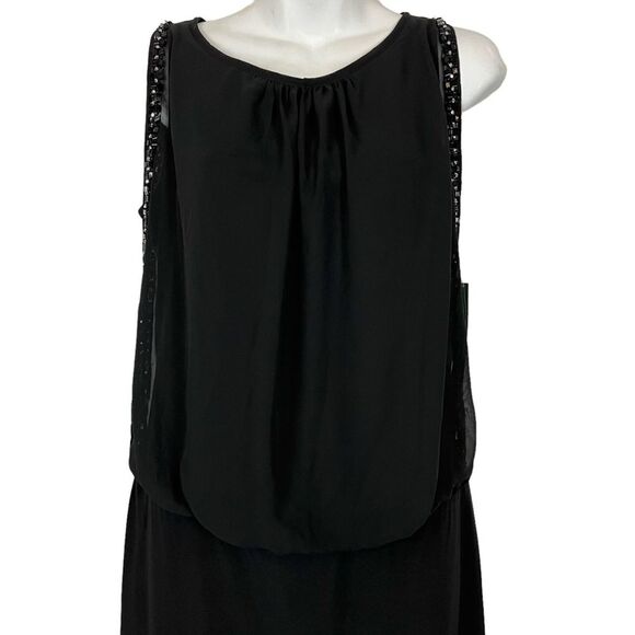 SCARLETT Little Black Cocktail Party NWT Rhinestone Whimsigoth Goth Dress sz 4 - Picture 4 of 9